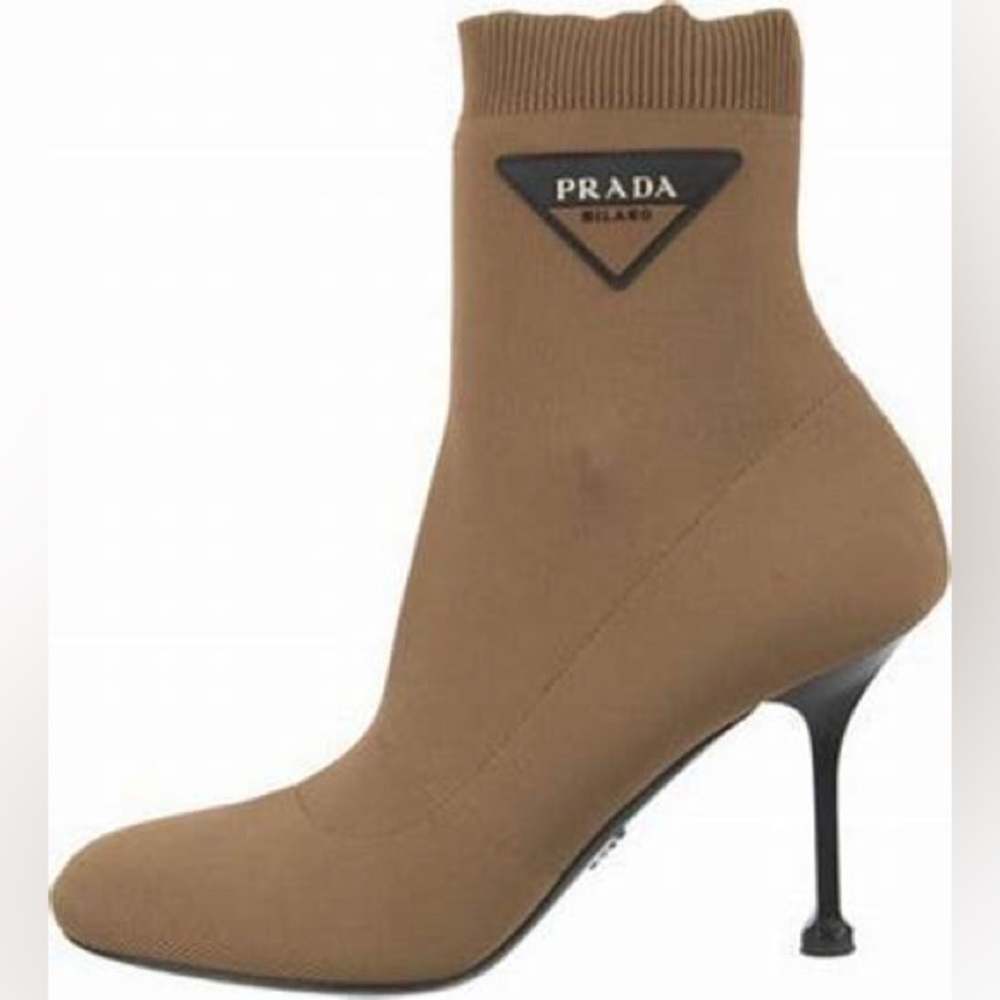 Prada Ankle Boots, stretch sock fit. Size 39